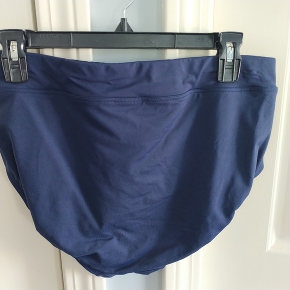 Lands' End Navy Two Piece Tankini Bathing Suit 12 - Picture 9 of 11